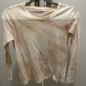 Madewell Northside Long-Sleeve Vintage Tie-Dye Tee